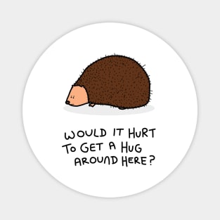 Grumpy Hedgehog Magnet